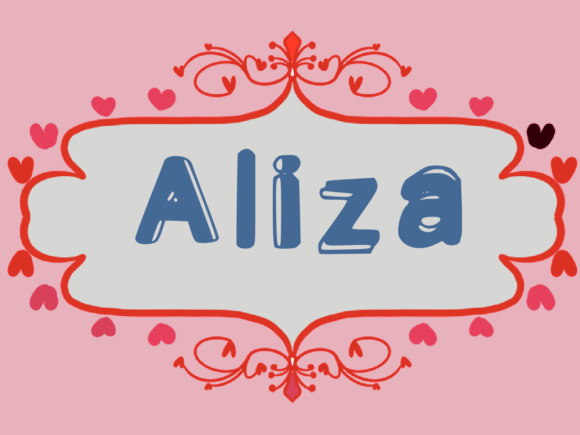 Aliza Font: Adding Playful Personality to Web Layouts