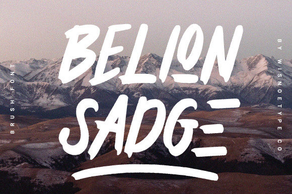Belion Sadge Font: Adding Texture to Editorial Layouts