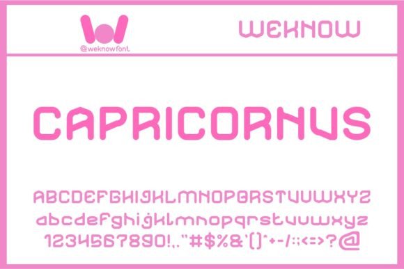 Capricornus Font: Elevating Techno-Sci-Fi Campaign Visuals
