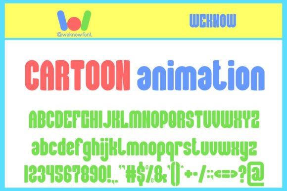 Cartoon Animation Font: Playful Display Type for Campaigns