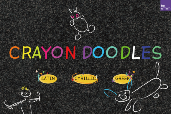 Crayon Doodles Font: A Clean Display Typeface for Casual Branding