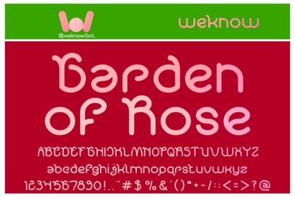 Garden of Rose Font Review: A Display Typeface for Boutique Branding