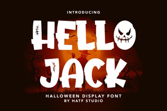 Hello Jack Font: Editorial Design for Horror Themes