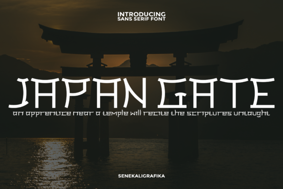 Japan Gate Font: Editorial Design Review