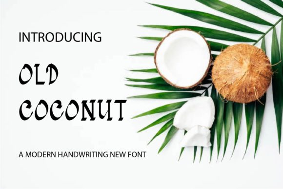 Old Coconut Font: Casual Branding for Small Business