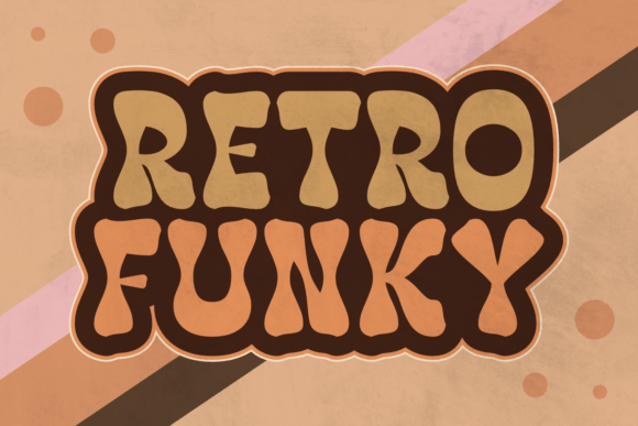 Retro Funky Font: Groovy Type for Handmade Labels