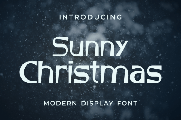 Sunny Christmas Font for Digital Design