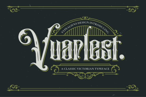 Vuarlest Font: Elevate Marketing Visuals with Vintage Serif Style