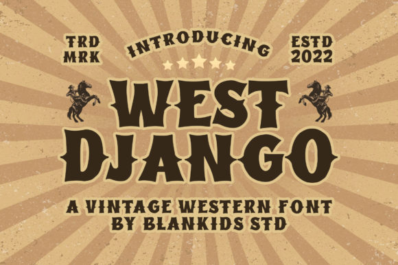 West Django Font: Vintage Branding for Small Business